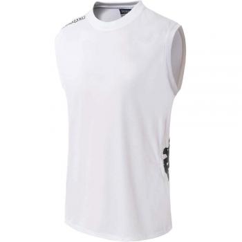 Kappa Busto Sleeveless - Camiseta sin mangas para hombre, color blanco, talla XL
