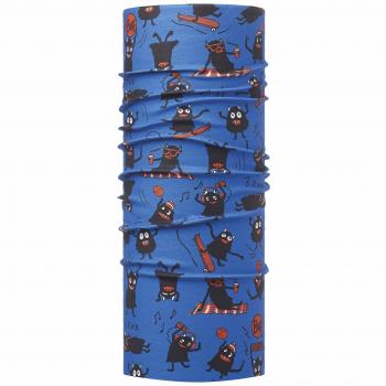 Original Buff Summer Monsters Sky - High UV Protection para niños de 10-14 años, diseño estampado