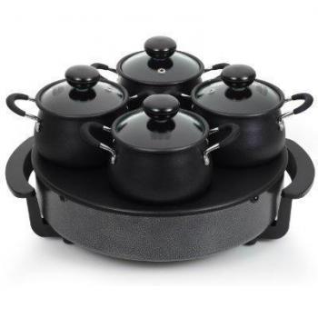 Tristar BP-2981 - Wok eléctrico, color negro y gris