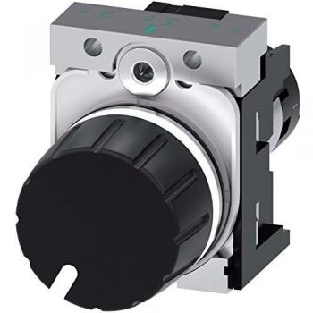 Siemens sirius - Potenciometro compacto redondo metalico/a negro 100k ohm tornillo