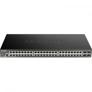 D-Link DGS-1250-52X/E 52-Port Gigabit Smart Managed Switch with 4 10G SFP+ Ports