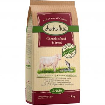 Lukullus con vacuno charolés y trucha - 1,5 kg