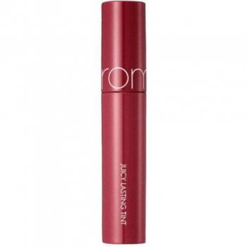 rom&nd Juicy Lasting Tint - Highly Pigmented Lip Gloss, Shade 12 Cherry Bomb, 5.5 g
