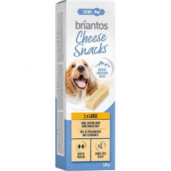 Briantos Cheese Snacks con queso para perros - Perros grandes (2 x 140 g)