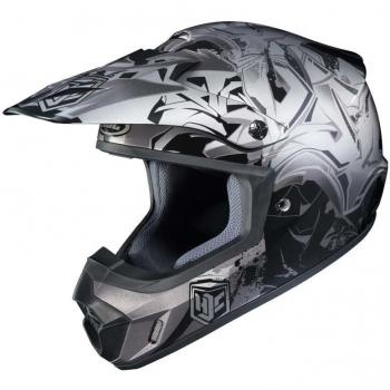 HJC 177175 X XL Casco Moto, Negro/Gris, XXL