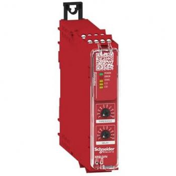 Schneider Electric Relé de seguridad Harmony Safety Automation, Control de parada de emergencia, 48 → 240V, Monitor de parada XPSUVN31AP, 1S, diagnóstico, 48-240 V AC/DC