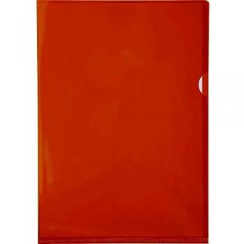 Exacompta 661230E - Portafolios de plástico A4 13.5, color naranja, caja de 100