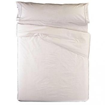 Juego de funda nórdica Hosteline VEGAS Blanco Cama de 135, incluye 2 piezas