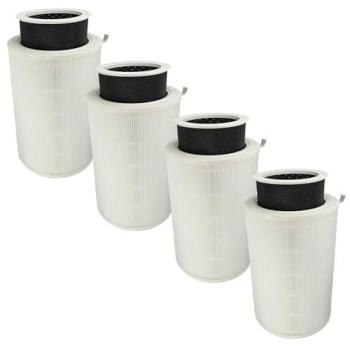 4x Filtro de Aire Combinado para Purificador Xiaomi SCG4021GL - Prefiltro + HEPA + Carbón Activo