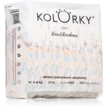Pañales Desechables Ecológicos Kolorky Day Rain&Rainbow Talla M 5-8 Kg 21 Unidades