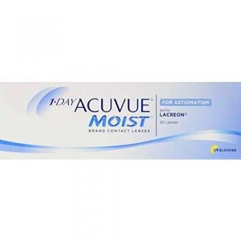 1-DAY ACUVUE® MOIST for ASTIGMATISM - Lentillas diarias - protección UV - 30 lentes