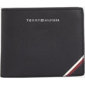 Cartera Tommy Hilfiger Negra Con Solapa Hombre