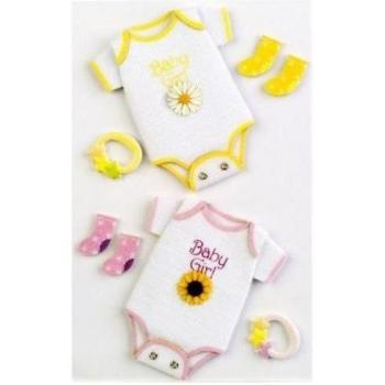 Little B medio adesivi-bambina Onesies