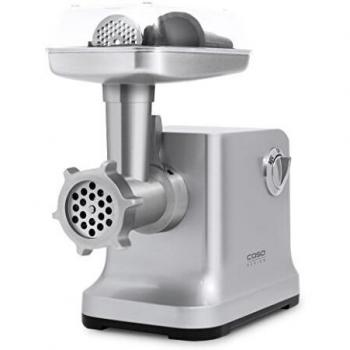 Picadora de carne Caso FW 2000 - Potente picadora eléctrica de carne con carcasa de aluminio fundido y motor de 800W