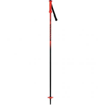 Bastones de esquí Rossignol Hero Jr para niños, color rojo y negro, tamaño 100 cm, par
