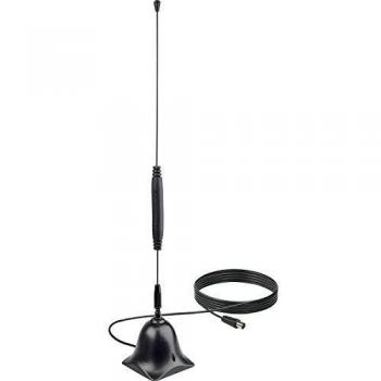 Antena de Interior Schwaiger ANT02DTA 031, Digital DVB-T/T2, 35 dB, con Filtro LTE y Cable Incluido, Recepción FM y DAB+