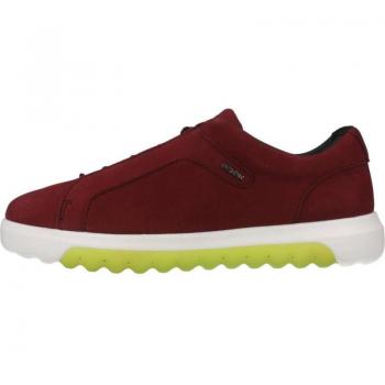 Zapatillas deportivas de Mujer Marca Geox Modelo D Nexside A, color Burdeos, diseño moderno y ligero, con tecnología transpirable, suela antideslizante y plantilla acolchada para mayor comodidad