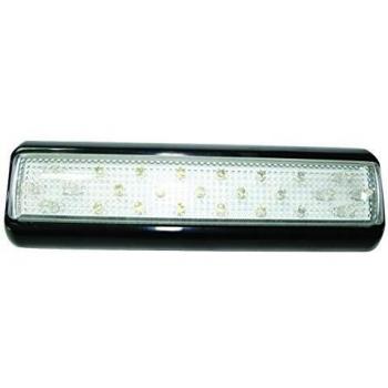 Plafonnier / feux de remorque à LED.25 LEDs, 12V&24V, embase noire