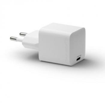 Cargador de Pared USB-C 30W Blanco - Adaptador de Corriente Alterna Universal