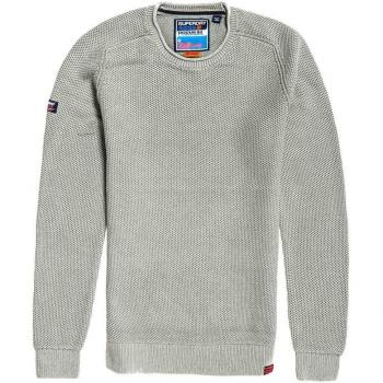 Superdry Jersey Garment Textured Arena para Hombre M Gris