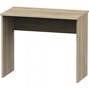 Mesa Escritorio Melamina Color Roble Cambrian 90 cm, ideal para estudio u oficina, dimensiones 75x90x50cm (Alto x Ancho x Fondo), diseño juvenil y funcional para habitaciones pequeñas