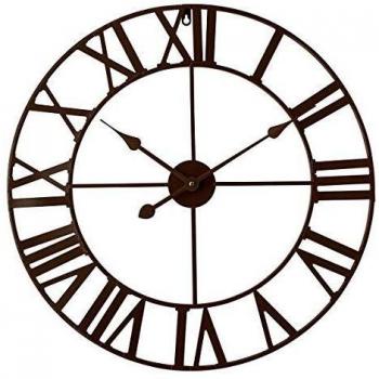 Balance Reloj de Pared (60 cm), Color marrón