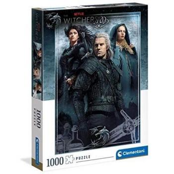 Clementoni 39592 The Witcher Puzzle for Children and Adults-1000 Pieces, Ages 10 Years Plus, Multi Coloured