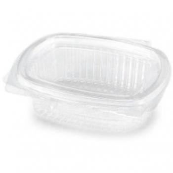 Recipiente Conservador de Alimentos Algon 250 ml Transparente Ovalado 5 Unidades