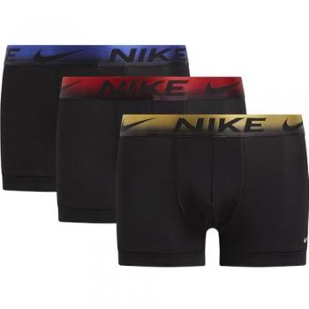 Bóxer Nike Trunk Logo negro puro rojo naranja (3 unidades) - L