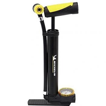 Michelin Alloy Mini Bomba para Bicicleta con Manómetro