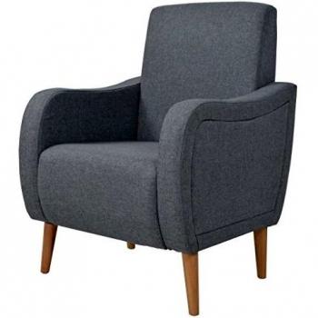 vidaXL Sillón de tela gris claro