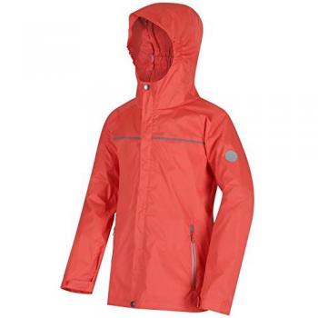 Regatta Chaqueta disguize II – Carcasa Impermeable para niños, Infantil, Color Neon Peach, tamaño Talla 5-6
