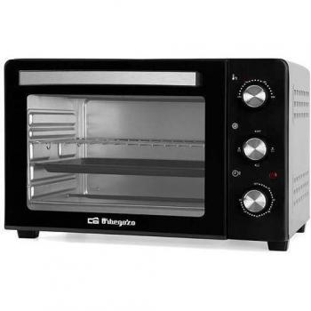 Orbegozo HOT 256 - Horno eléctrico de sobremesa con convección, 25 L, temporizador, termostato regulable, calor superior/inferior, bandeja recogemigas, 1500 W