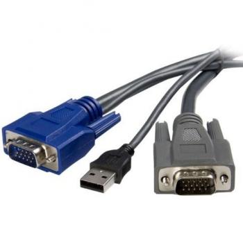 StarTech.com 6 ft Ultra-Thin USB VGA 2-in-1 KVM Cable