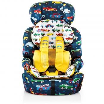 Cosatto Zoomi Car Seat | Group 1 2 3, 9-36 kg, 9 Months-12 years, Side Impact Protection, Forward Facing