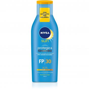 NIVEA SUN Protege & Broncea Leche Solar Activadora del Bronceado FP30