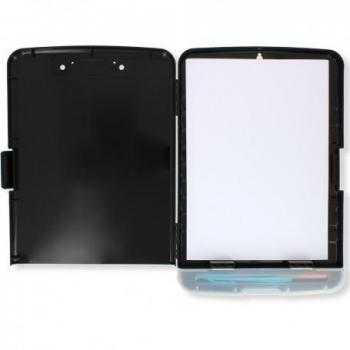 Organizador de Documentos con Pinza y Carpeta de Plástico Resistente