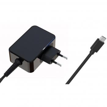 Adaptador de corriente USB-C 90W para dispositivos móviles - Negro - Interior