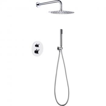 Conjunto de ducha termostático empotrado Monza Imex