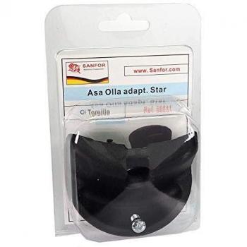 Sanfor Magefesa STAR Blíster olla a presión adaptable tornillo | Negro | 7 x 8 x 5 cm | Fácil de montar, 1 ASA