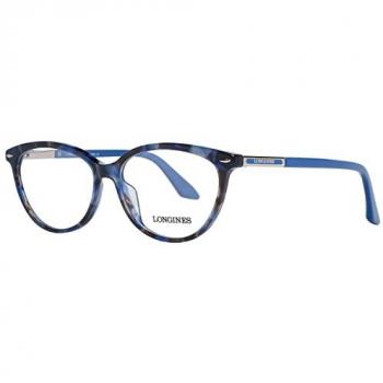 Longines Women's Cat Eye Optical Glasses LG5013-H 54055 - Blue, One Size