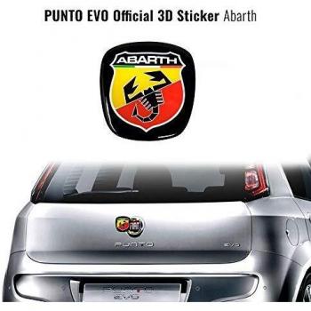 Abarth Adhesivo 3D de Repuesto para Fiat Punto EVO