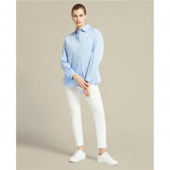Jeggings de Drill Elástico - Pantalones de Talla Grande y Capris