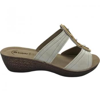 Sandalia Mujer Cuña Inblu GL000060 Blancas