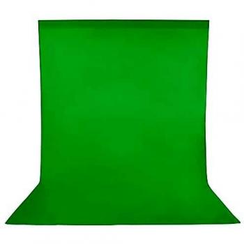 Andoer Pantalla Verde de 5 x 10 pies, 1,6 x 3 m, Lavable a máquina, Tela Verde de Pantalla de Fondo Verde para retiro de Fondo de Retrato, transmisión en Vivo de Youtube Vlog Tiktok