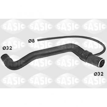 Tubería de radiador SASIC SWH6816 - Alta resistencia, fabricada en material de calidad, diseño específico para adaptación perfecta, compatible con varios modelos de vehículos, resistente a altas temperaturas y presiones