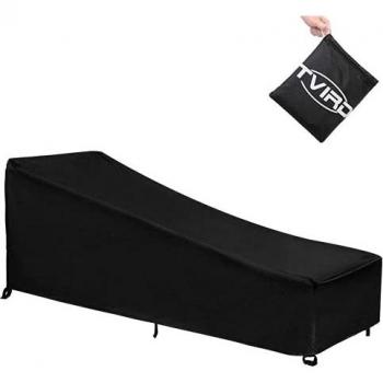 Tvird Funda Tumbona Jardin Impermeable 420D, Cubierta para Tumbona Impermeable, Resistente al Viento, Anti-UV, Resistente Tejido Oxford 420D para Patio Exterior