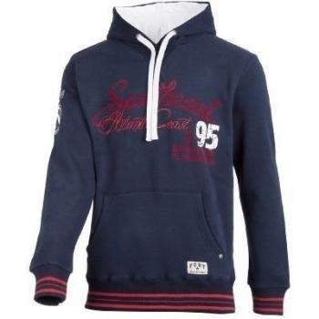 Ultrasport Kapuzenpullover Orlando Sudadera con Capucha, Hombre, Azul Marino, L