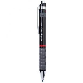 Rotring 1904359 - Bolígrafo de bola retráctil, rojo y azul