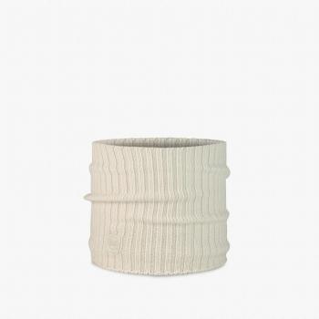 Buff - Bufanda unisex Norval Ice Buff, tejido de alta calidad, diseño unisex, color blanco, estilo de punto, calidez y confort para el cuello